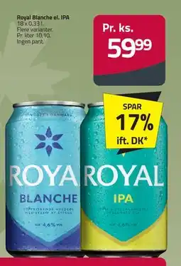 Fleggaard Royal Blanche el. IPA tilbud