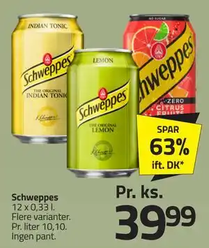 Fleggaard Schweppes tilbud