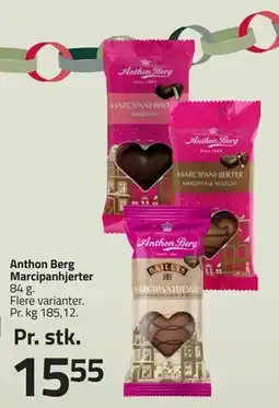 Fleggaard Anthon Berg Marcipanhjerter tilbud