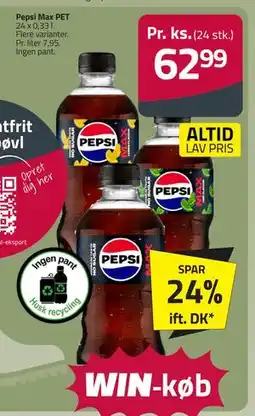 Fleggaard Pepsi Max PET tilbud