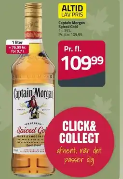 Fleggaard Captain Morgan Spiced Gold tilbud