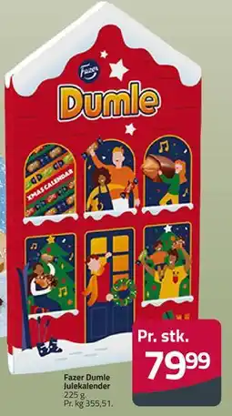 Fleggaard Fazer Dumle Julekalender tilbud