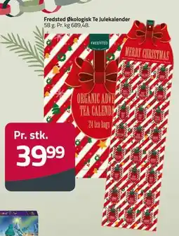 Fleggaard Fredsted Økologisk Te Julekalender tilbud
