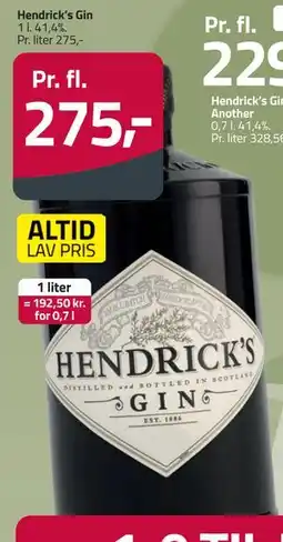Fleggaard Hendrick’s Gin tilbud