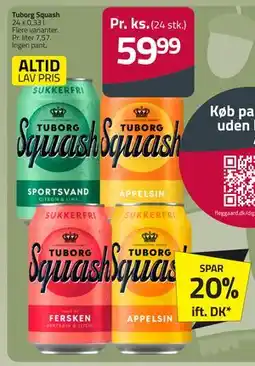Fleggaard Tuborg Squash tilbud