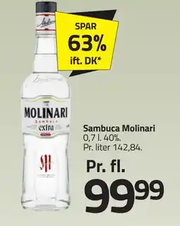 Fleggaard Sambuca Molinari tilbud