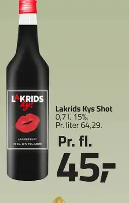 Fleggaard Lakrids Kys Shot tilbud