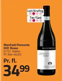 Fleggaard Manfredi Piemonte DOC Rosso tilbud