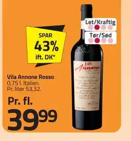 Fleggaard Vila Annone Rosso tilbud