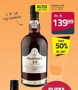 Fleggaard Graham’s 10 YO tilbud