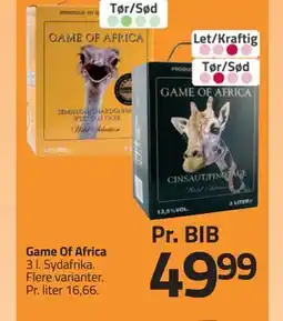 Fleggaard Game Of Africa tilbud