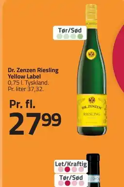 Fleggaard Dr. Zenzen Riesling Yellow Label tilbud