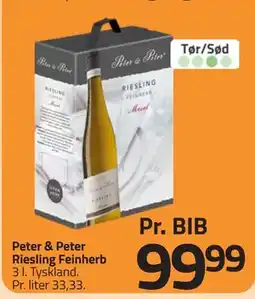 Fleggaard Peter & Peter Riesling Feinherb tilbud