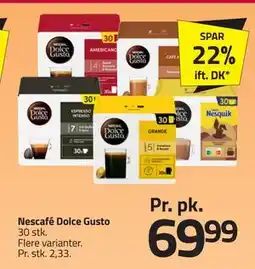 Fleggaard Nescafé Dolce Gusto tilbud