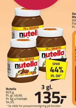 Fleggaard Nutella tilbud