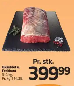 Fleggaard Oksefilet u. Fedtkant tilbud