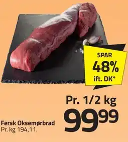 Fleggaard Fersk Oksemørbrad tilbud