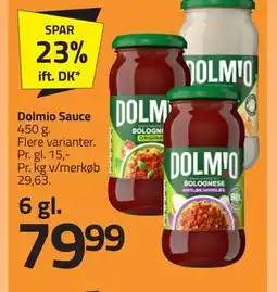 Fleggaard Dolmio Sauce tilbud