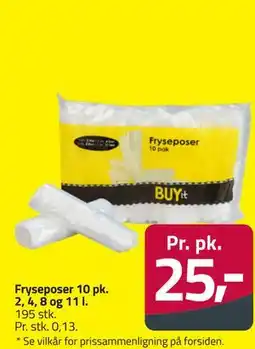 Fleggaard Fryseposer 10 pk. 2, 4, 8 og 11 l tilbud