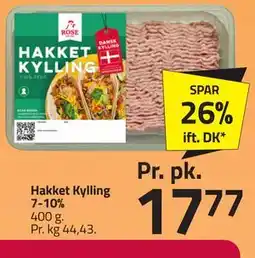 Fleggaard Hakket Kylling 7-10% tilbud