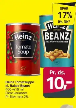 Fleggaard Heinz Tomatsuppe el. Baked Beans tilbud