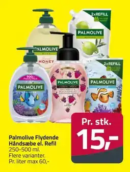 Fleggaard Palmolive Flydende Håndsæbe el. Refil tilbud