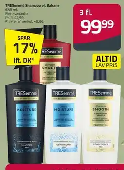 Fleggaard TRESemmé Shampoo el. Balsam tilbud