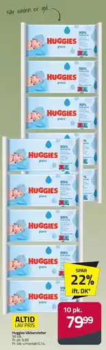 Fleggaard Huggies Vådservietter tilbud