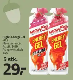 Fleggaard High5 Energi Gel tilbud