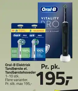 Fleggaard Oral-B Elektrisk Tandbørste el. Tandbørstehoveder tilbud
