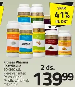 Fleggaard Fitness Pharma Kosttilskud tilbud
