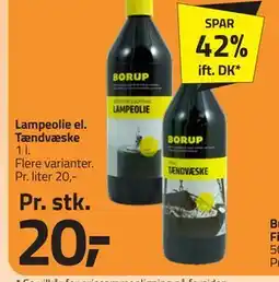 Fleggaard Lampeolie el. Tændvæske tilbud