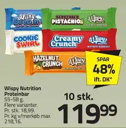 Fleggaard Wispy Nutrition Proteinbar tilbud