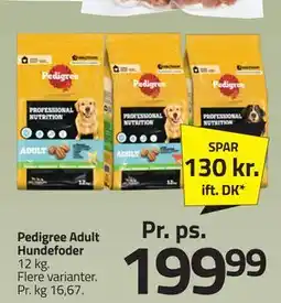 Fleggaard Pedigree Adult Hundefoder tilbud