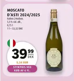 Scandinavian Park MOSCATO D’ASTI 2024/2025 tilbud