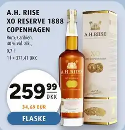 Scandinavian Park A.H. RIISE XO RESERVE 1888 COPENHAGEN tilbud