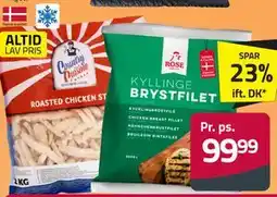 Fleggaard Grillede Kyllingestrimler el. Kyllingebrystfilet 20% tilbud