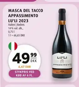 Scandinavian Park MASCA DEL TACCO APPASSIMENTO LU'LI 2023 tilbud