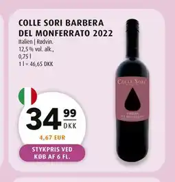 Scandinavian Park COLLE SORI BARBERA DEL MONFERRATO 2022 tilbud