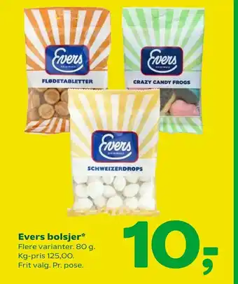 Evers bolsjer