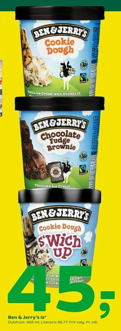 Coop 365 Ben & Jerry's is tilbud