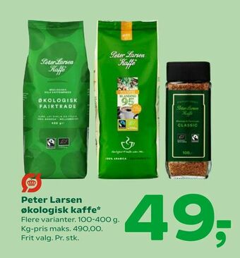 Coop 365 Peter Larsen økologisk kaffe tilbud