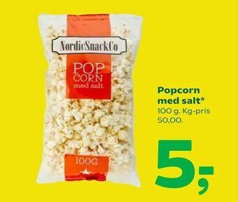 Coop 365 Popcorn med salt tilbud
