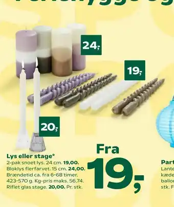 Coop 365 Lys eller stage tilbud