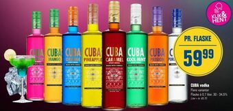 Otto Duborg CUBA vodka tilbud