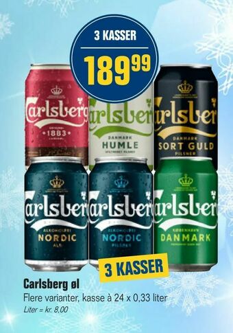 Otto Duborg Carlsberg øl tilbud