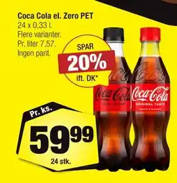 Calle Coca Cola el. Zero PET tilbud