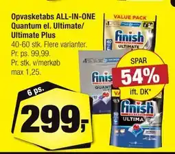 Calle Opvasketabs ALL-IN-ONE Quantum el. Ultimate/ Ultimate Plus tilbud