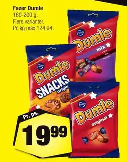 Calle Fazer Dumle tilbud