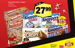 Calle Hanuta, Kinder Crispy el. Knoppers tilbud